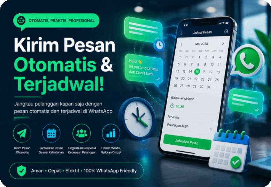 Kirim Pesan ⏲️ Jadwal