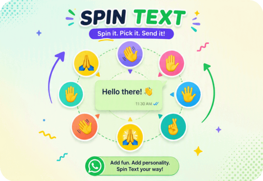 Spin Text 🔄